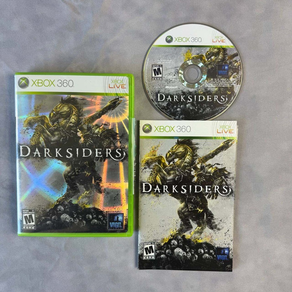 THQ Darksiders Xbox 360 Game CIB Original Case Manual NTSC Action Adventure